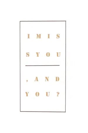 ปก end ; I miss you, and you? (Chanbaek)