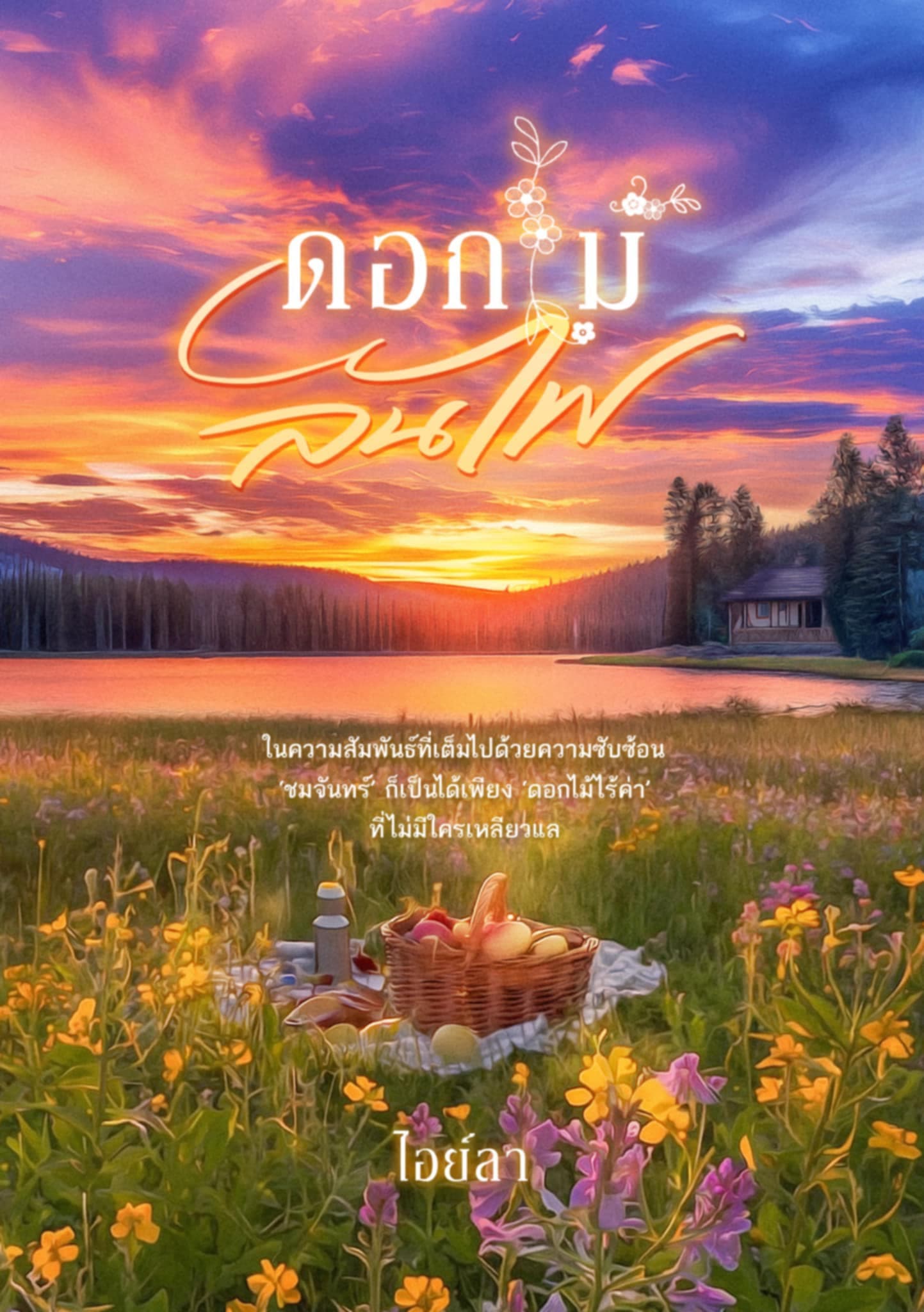 ปก ดอกไม้ลนไฟ l มี E-book ติดเหรียญ 5 ธันวาคม