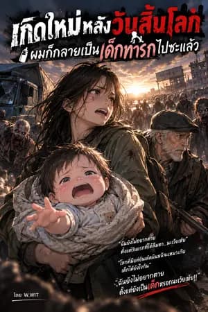 ปก เกิดใหม่หลังวันสิ้นโลกผมก็กลายเป็นเด็กทารกไปซะแล้ว
