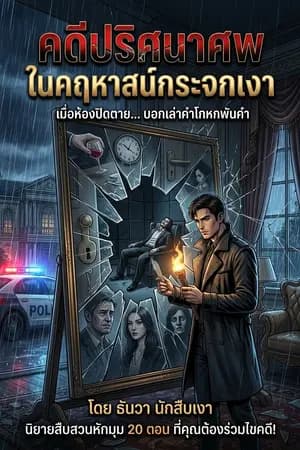 ปก "คดีปริศนาศพในคฤหาสน์กระจกเงา" ( Mirror of Deceit )