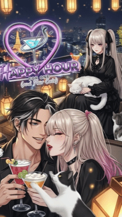 ปก Happy Hour for One (and Four Cats): รสชาติของคน เมาของใคร แต่!แมวของเรา!