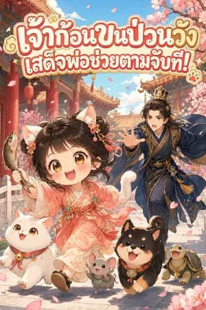 ปก เจ้าก้อนขนป่วนวัง เสด็จพ่อช่วยตามจับที!
