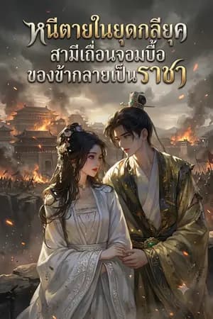 ปก หนีตายในยุดกลียุค: สามีเถื่อนจอมบื้อของข้ากลายเป็นราชา