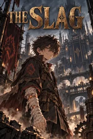 ปก The Slag - เด็กน้อยจากสลัม ผู้ไม่รู้ว่าแขนขวาคือหัวใจแห่ง Aether
